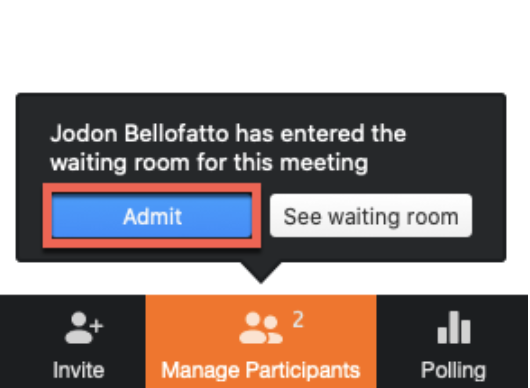 How to select the option of starting a breakout room in an advanced type of Zoom meeting