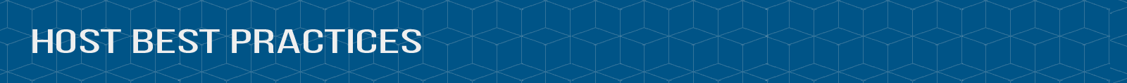 Host Best Practices