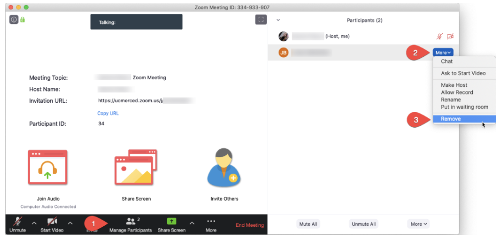 How to select the option of starting a breakout room in an advanced type of Zoom meeting