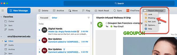 How to report a Phish