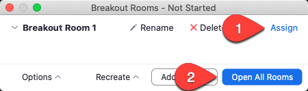 Option to assign participants to the next breakout room