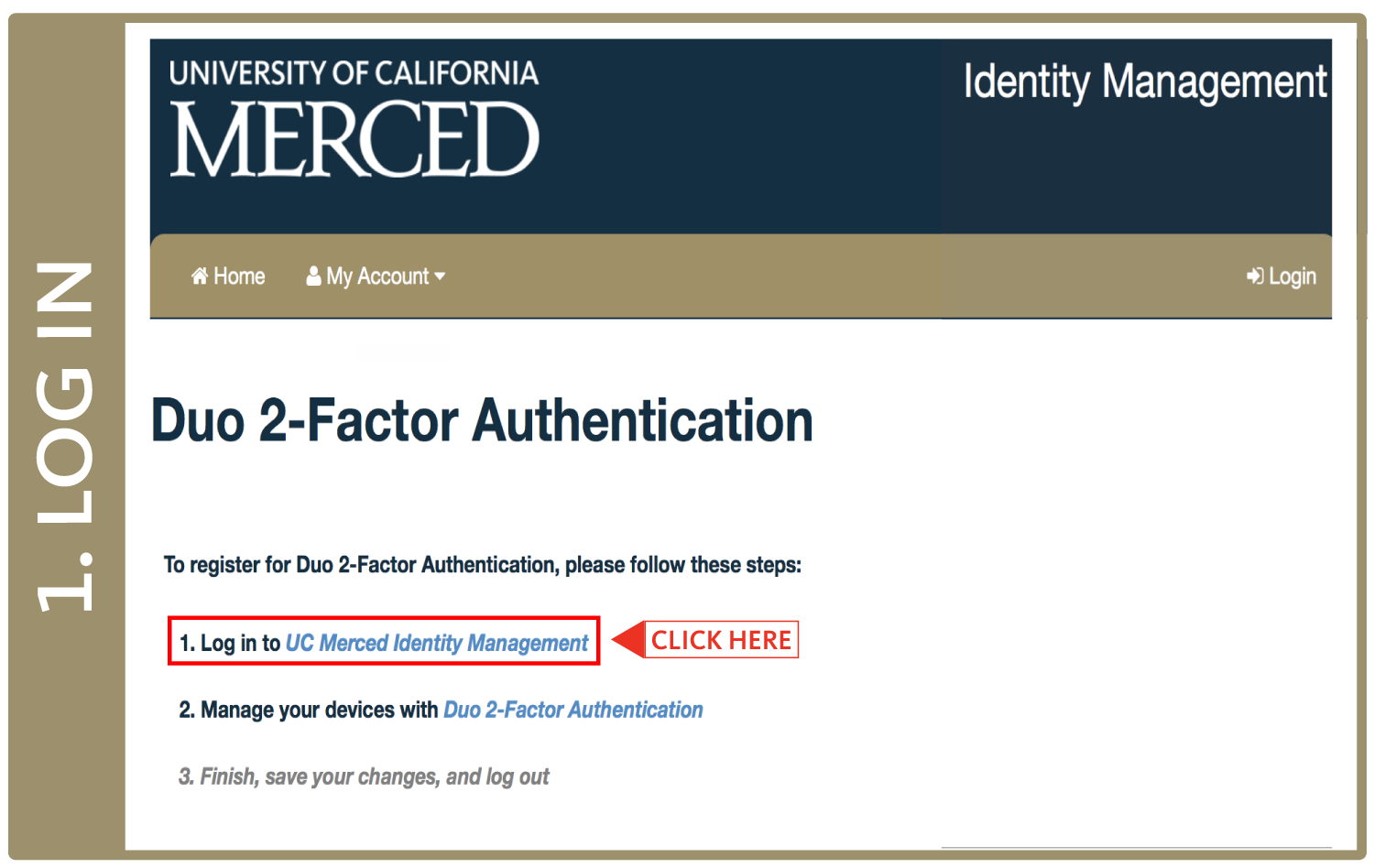 Uc Merced 2fa Enrollment Guide New Students And Add Devices Office Of Information Technology