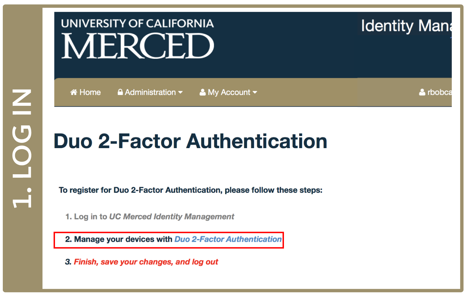 2 Factor Authentication Enrollment Guide U2f Device Office Of Information Technology