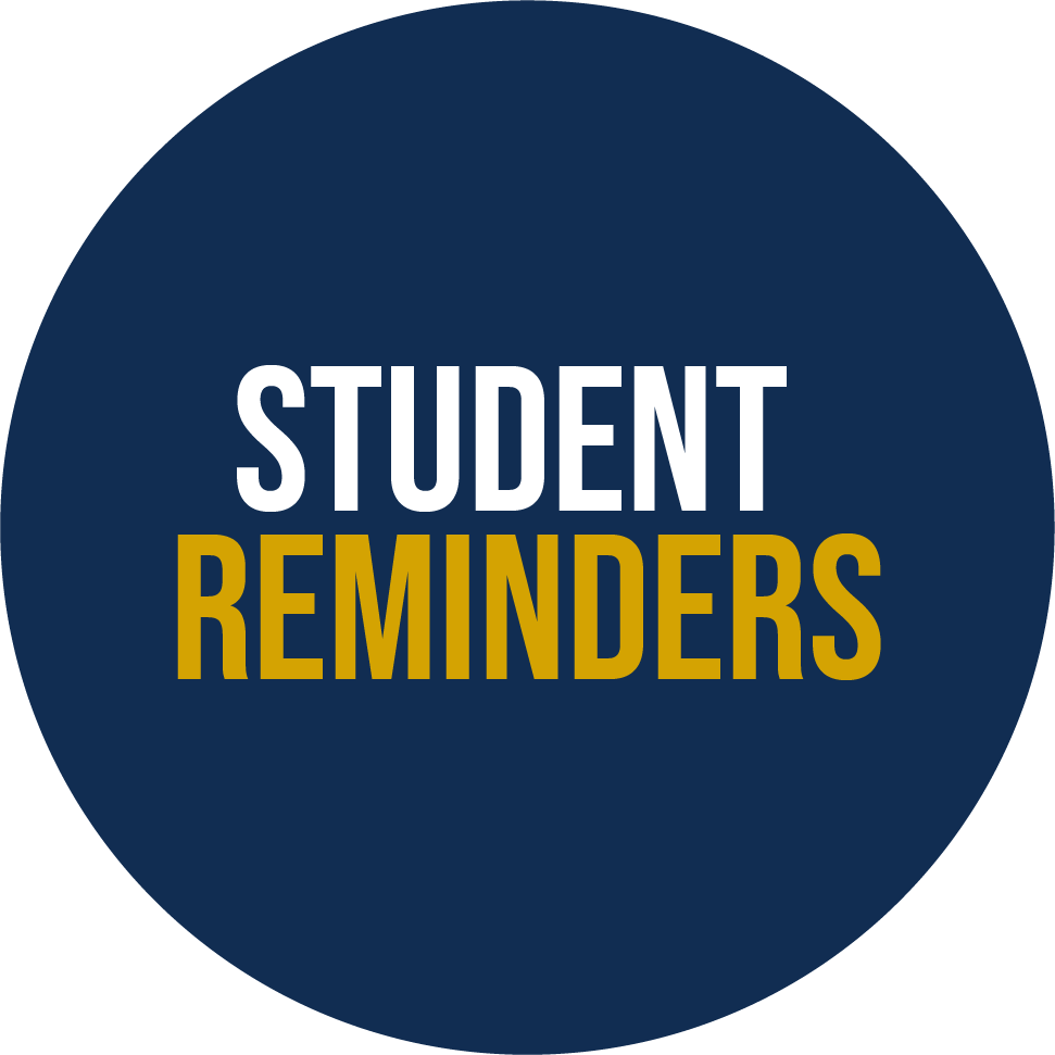 Student Reminders Button