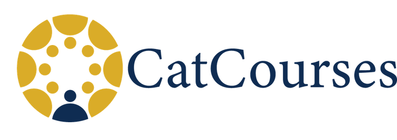 Canvas logo in yellow and blue with text "CatCourses"