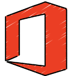 Red Microsoft Office 365 logo