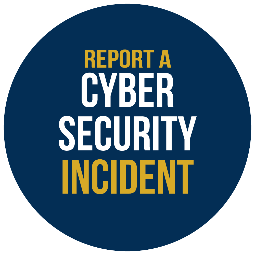 Report a Cybersecurity Incident circle png